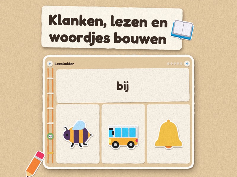 Klanken, lezen en woordjes bouwen: de Leesladder op de iPad