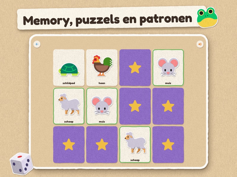 Memory, puzzels en patronen: Foto-Memory op de iPad